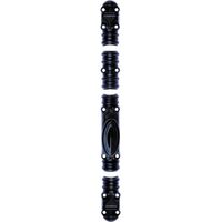 Fausse crémone fonte à bouton type CRD 168 BT en 42 mm fintion vieux fer - Rollinger