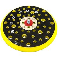 Piastra abrasiva da 150 mm, base di levigatura con 52 fori per Mirka CEROS/DEROS - Piastra abrasiva con filettatura 5/16 per lucidatura professionale