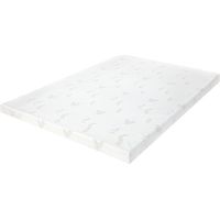 Lavio Mattress Topper Memory Foam Double Dual Layer Pressure Relief Anti Slip