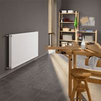 Kermi Profil-K therm-x2 Flachheizkörper Typ 12 Weiß 500x64x800mm mit Abdeckung 850W bei 75/65/20 Grad C