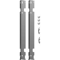Kermi Set staffe a parete lunghe, A 900mm, RAL9016, ZB02590007