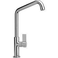 Rubinetto Miscelatore monoforo per lavello cucina Piralla serie Vela con bocca alta orientabile 0VE00107A16 cromato