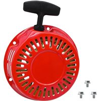 Ensemble de démarreur à rappel pour générateurs Predator Ghost ETQ Powermate All Power Echo Gentron AI Power 212 cc 196 cc 6,5 HP, rouge