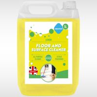 Floor Cleaner Liquid 5L Multipurpose Hard Floor Cleaner Lemon Concentrated for Laminate Wood Vinyl Kitchen & Bathroom