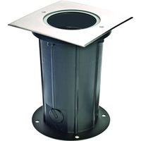 Encastré de sol extérieur DEEP LIGHT 173 orientable carré inox RGBW 9W - EUROPOLE - 52016