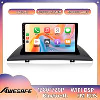 AWESAFE Autoradio Android 13 für BMW X3 E83 (2004-2012) mit 4GB+64GB 9'' Touchscreen CarPlay GPS Bluetooth Android Auto