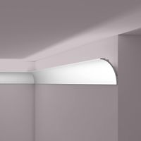 Cornisa NMC IL18 WALLSTYL Noel Marquet Moldura decorativa Perfil de estuco Luz indirecta diseño atemporal clásico gris 2 m