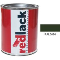 Dose 1L Lack Mehrzweckfarbe – RAL 6020 – Chromoxidgrün – Matt – für verschiedene Oberflächen – Redlack