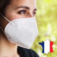SANITRADE FFP2 : Boîte de 30 Masques FFP2 Jetables Norme EN149:2001+A1:2009 - FRANCE