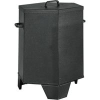 Ascheeimer ideal für Grills, Öfen und Holzkamine "Made in Italy -Klein