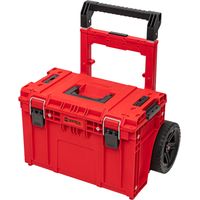Qbrick System PRIME Cart RED ULTRA HD Impilabile su misura 590 x 425 x 660 mm 37 l IP66 100 kg di portata con doppio manico telescopico in alluminio