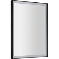 Sapho Sort LED - Specchio con illuminazione a LED, 80x60 cm, sensore tattile, nero ST080S