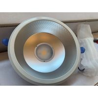 Plafonnier encastré LED 20W Ø 233mm 4000K 2100lm 230V réflecteur alu mat IK07 IP44 CIRCUS V2 DIETAL 200217