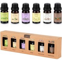 Set mit ätherischen Ölen für Luftbefeuchter/Diffusoren, 10 ml, 6 Stück