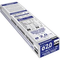 GYS – Électrodes de soudage enrobées 155 pcs – Ø 2 mm x L 350 mm – Intensité 55 A max – Pour acier et inox