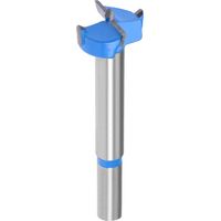 Brocas Forstner de 21 mm, broca de carburo de tungsteno para sierras de corona de madera, perforación de bisagras para carpintería (azul, gris)