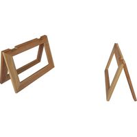 Panetta coppia di alzatine cm 30x20, in legno per alimenti