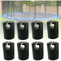 Capuchon Trampoline Embout Trampoline Crochet Trampoline Pièces de Rechange de Trampoline Accessoires de Trampoline Capuchon de Poteau pour Les Piquets de Filet du Trampoline Ø 32 MM 8 Pièces Noir