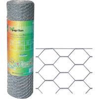 RETE PAPILLON FARM TRIPLA 16X2MM H 50CM 25MT ZINCATA