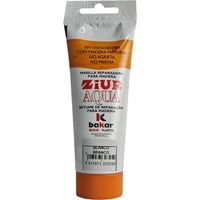 BAKAR Holzreparaturspachtel in wässrigem Medium "Ziur Aqua" weiße Farbe, leicht zu schleifen und schnell trocknend (150g)