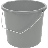 Tontarelli Eimer mit Metallbügel 10 L nordic grey Putzeimer Wassereimer Haushaltseimer