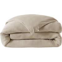 Housse de couette 240x220cm en coton nid d'abeille coloris Ficelle - ALMARA
