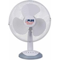 S Plus – Ventilateur de table silencieux 40W – 3 vitesses – Ø hélice 29cm – Débit d'air 3500m³/h – Orientable et oscillant