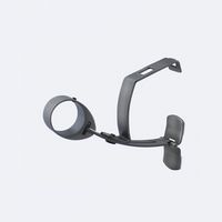 Support sans perçage pour barre à rideaux Ø28mm sur coffre volet roulant en Carbone - Boulet