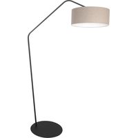 Anne Lighting - lampada da terra - ZigZag - grigio nero - metallo