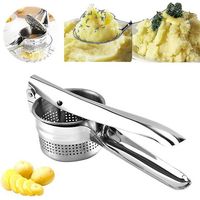 Haute qualité en acier inoxydable pomme de terre fruits légumes ail presse ménage cuisine outils ail presse