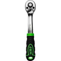 JBM54018 Carraca de 1/4" con cabezal de 72 dientes, 145 mm cincada