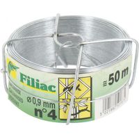 Verzinkter Befestigungsdraht Rolle 50 m ø 0,9 mm - Filiac