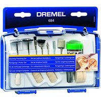 Dremel 684 Kit di pulizia e lucidatura, set di accessori con 20 accessori per multiutensili rotativi