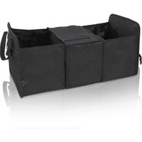 Sac pour Coffre de Voiture 60x32x29cm avec compartiment isotherme Noir