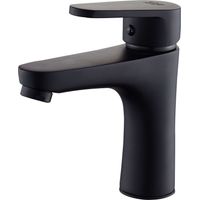 Mitigeur monocommande de lavabo série Alamo noir