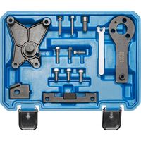 Kraftplus – Jeu d'outils de calage de vilebrequin et arbre à cames – Compatible Fiat, Ford, Lancia 1.2/1.4 8V – Coffret en plastique robuste
