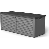 Harztruhe Gardiun Lift 390 L. 143x53x56 cm mit Stoßdämpfer
