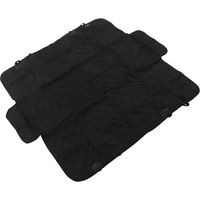 Extension de siège arrière pliable pour chien, housse de siège auto imperméable noire, plateforme pour animaux de compagnie