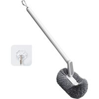 Brosse de nettoyage WC pliable , murale , en forme S pour salle bain , douche , sol , carrelage , la