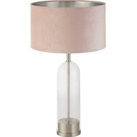 Lampe de table Oxford avec capuche rose - EU81713PI