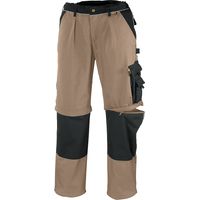 teXXor Canvas (320 g/m²) 2-in-1 Bundhose TOBAGO khaki/schwarz 48 8350