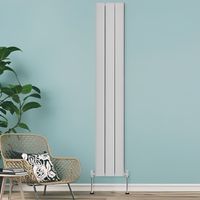Heatwave Salcombe White Vertical Aluminium Radiator 1800mm (H) x 305mm (W)
