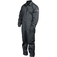 Scan Black Coverall / Boiler Suit Men M, 65% Polyester 35% Cot...