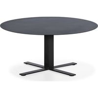 Table à café design métal noir finition peinture élégante - noir finition mate élégante