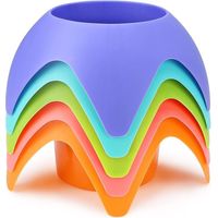 Indispensables pour des vacances à la plage : dessous de verre et porte-gobelets, ensemble de 5 pièces, plusieurs couleurs, un must pour les adultes, la famille et les amis.