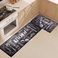 Tapis de cuisine 05 5080cm Terre de diatomées Tapis de cuisine pour couverts, absorbant l'eau et l'huile, en terre de diatomées, résistant à l'usure, facile à nettoyer, antidérapant.