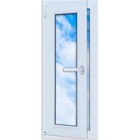 Ventana PVC blanca 40x100 IZQUIERDA, nueva 400x1000 mm oscilobatiente doble acristalamiento