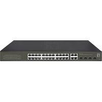 LevelOne GES-2128P switch di rete Gestito L2 Gigabit Ethernet (10/100/1000) Supporto Power over Ethernet (PoE) Nero