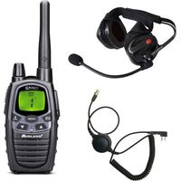 Midland ricetrasmettitore G7 PRO + Cuffie Racing Work Antirumore + Cavo PTT - HRR