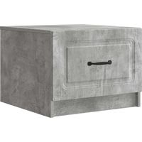 vidaXL Coffee Table Concrete Grey 49 x 50 x 37 cm Engineered Wood